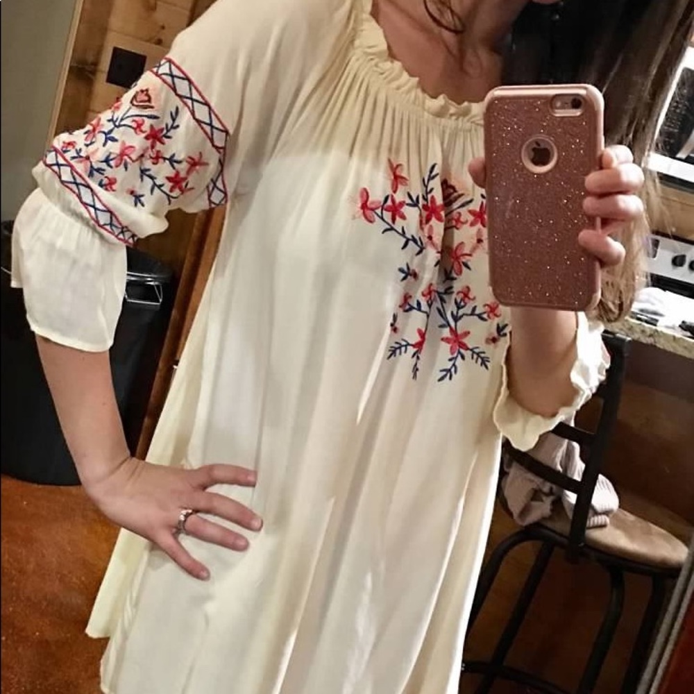 Cream dress